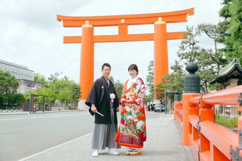 平安神宮の大鳥居
