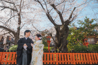 ポージングが素敵！京都で和装ウェディング♡