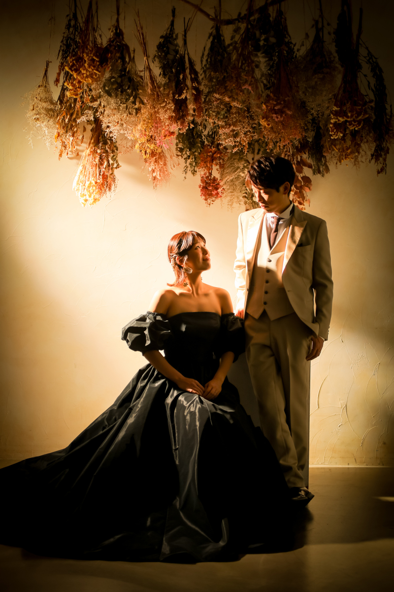 まずは新郎新婦のお二人の撮影からスタート。