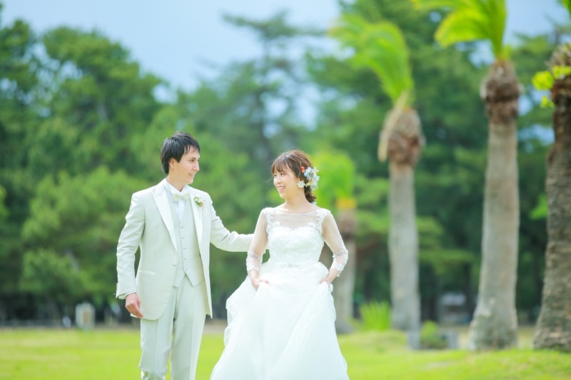 リゾート感たっぷりの南国風カットが素敵です♪