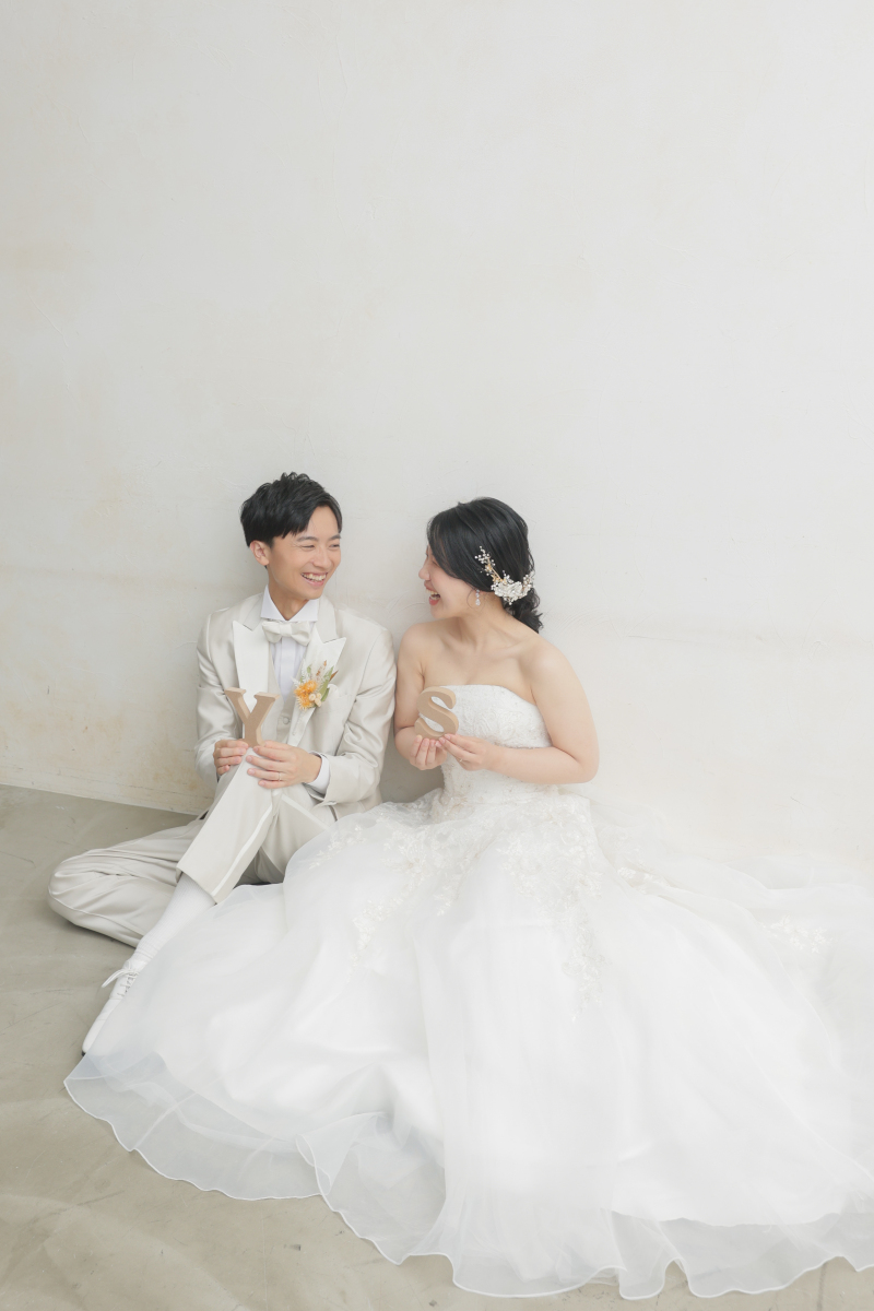 イニシャルを添えて・・・