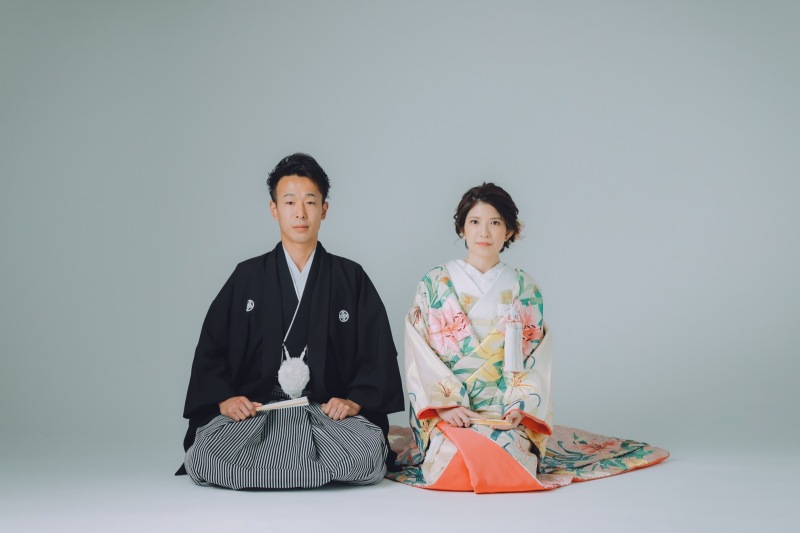 定番の正座ショット