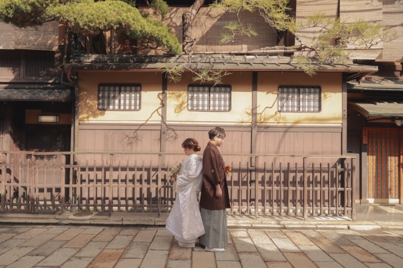 祇園の街並みはどこか懐かしい雰囲気