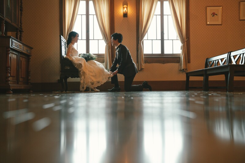 アンティークに囲まれて