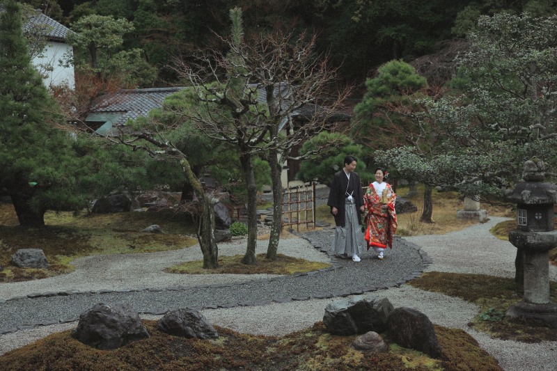 お庭でも撮影♪