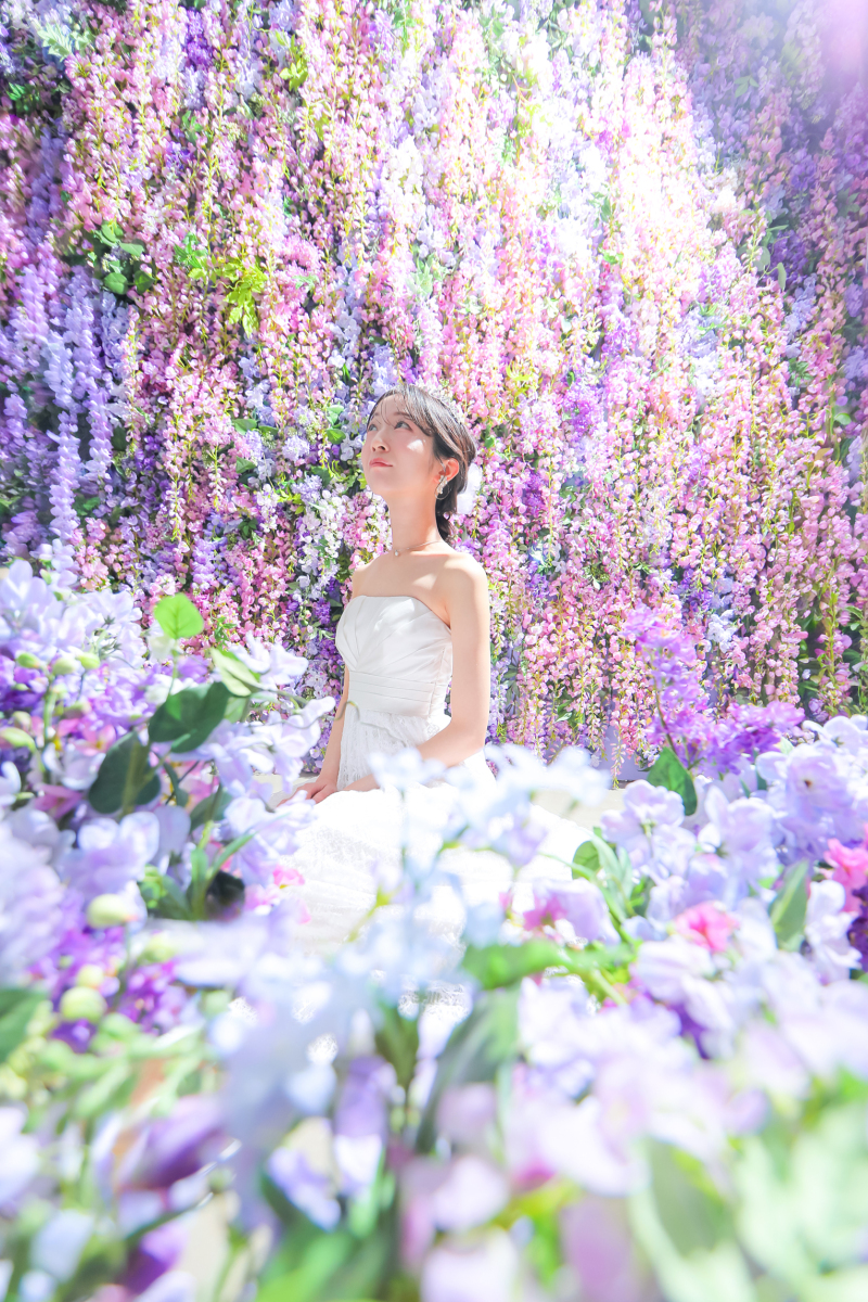 お次は新婦様のソロショット