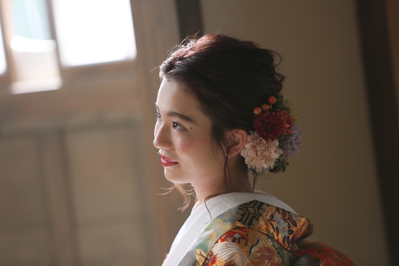 お庭を見つめて