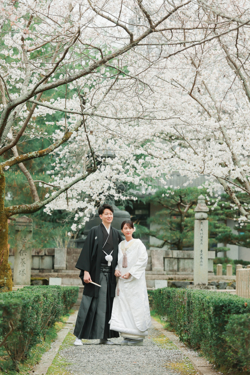 春を感じて♪【嵯峨大覚寺ロケーション】