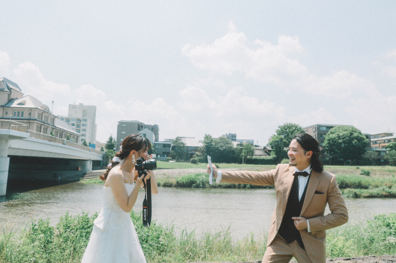 最初に訪れたのは、心地よい風が吹き抜ける鴨川。
