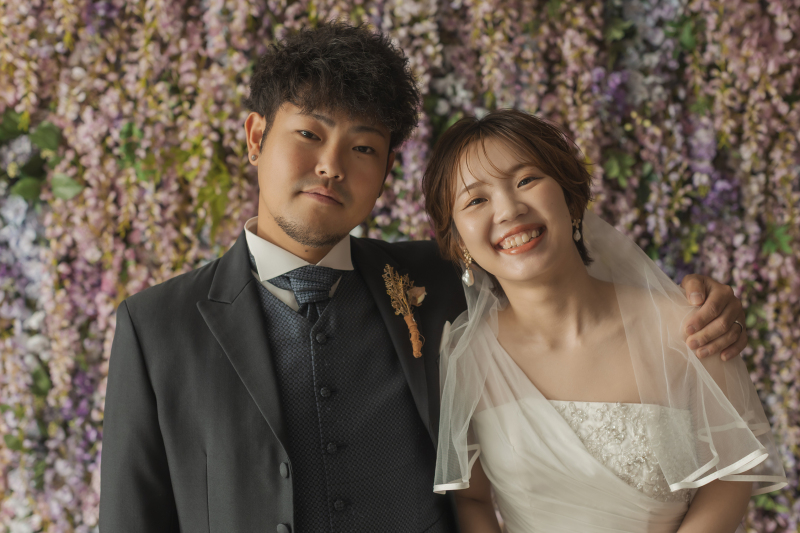 最後はお二人の笑顔のショット！