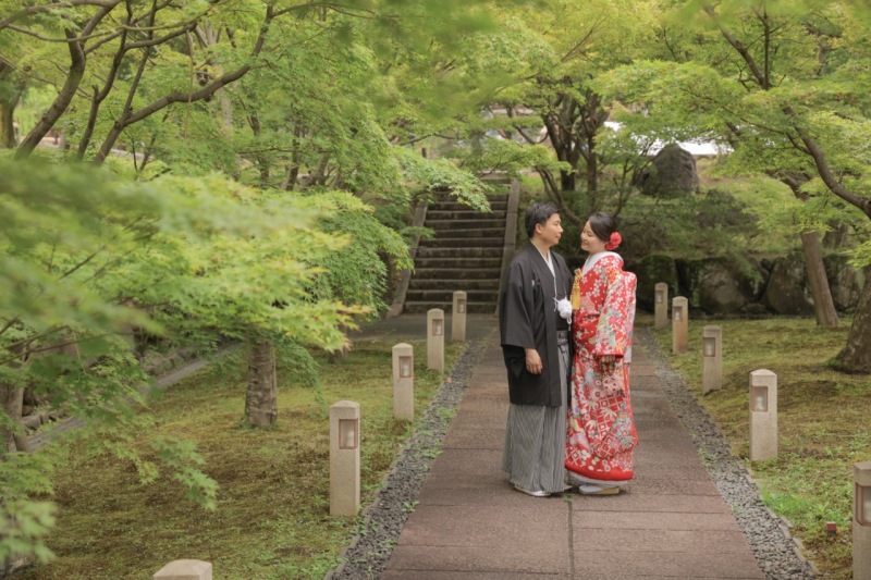 見つめ合いショット