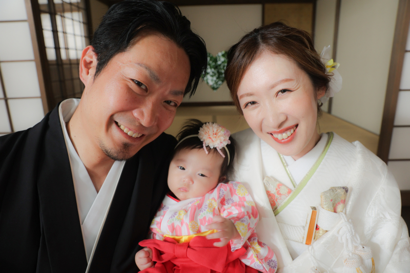 3人仲良くハイ、チーズ!