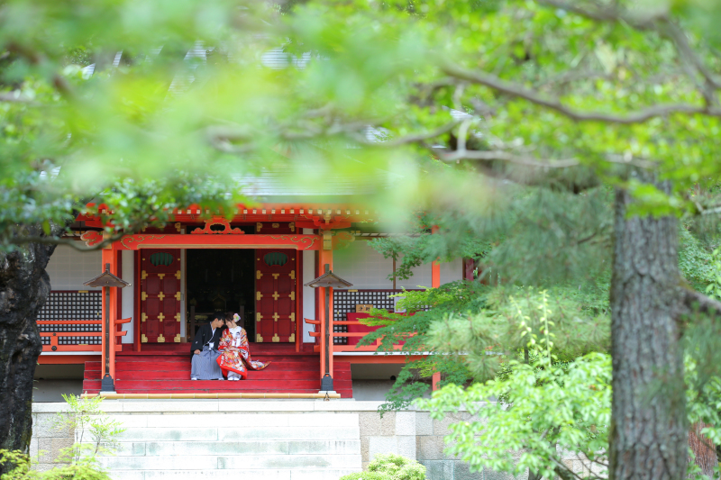 歴史ある建物と