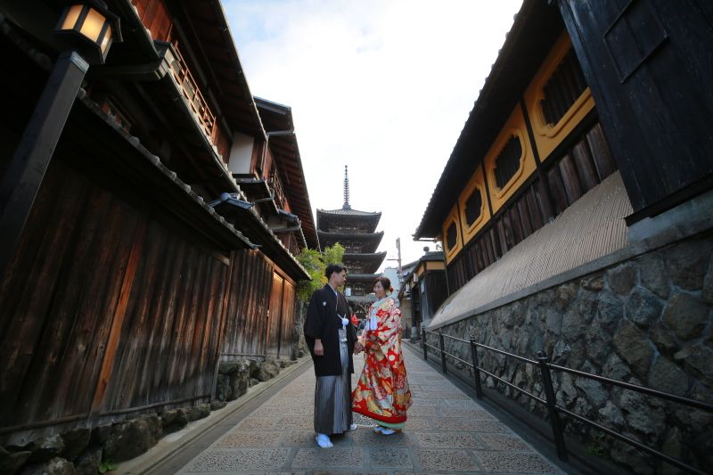 人気の八坂の塔周辺ロケ