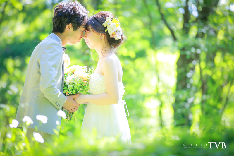 爽やかな新緑が魅力的な洋装ロケーションプランです!