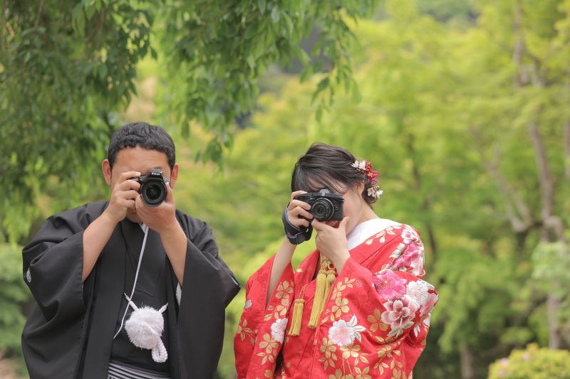 新緑の嵐山で撮りあいっこ＾＾