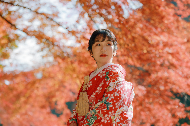 最初にご紹介するのは、新婦様のソロカット。