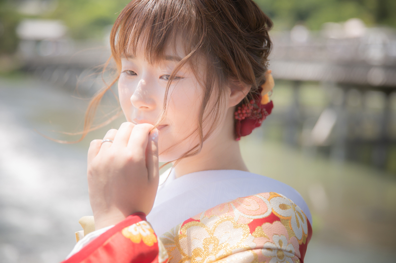 新婦様のアップシーン