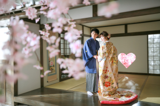 いつでもいろんなバリエーションの和装のフォトウェディングができます！
