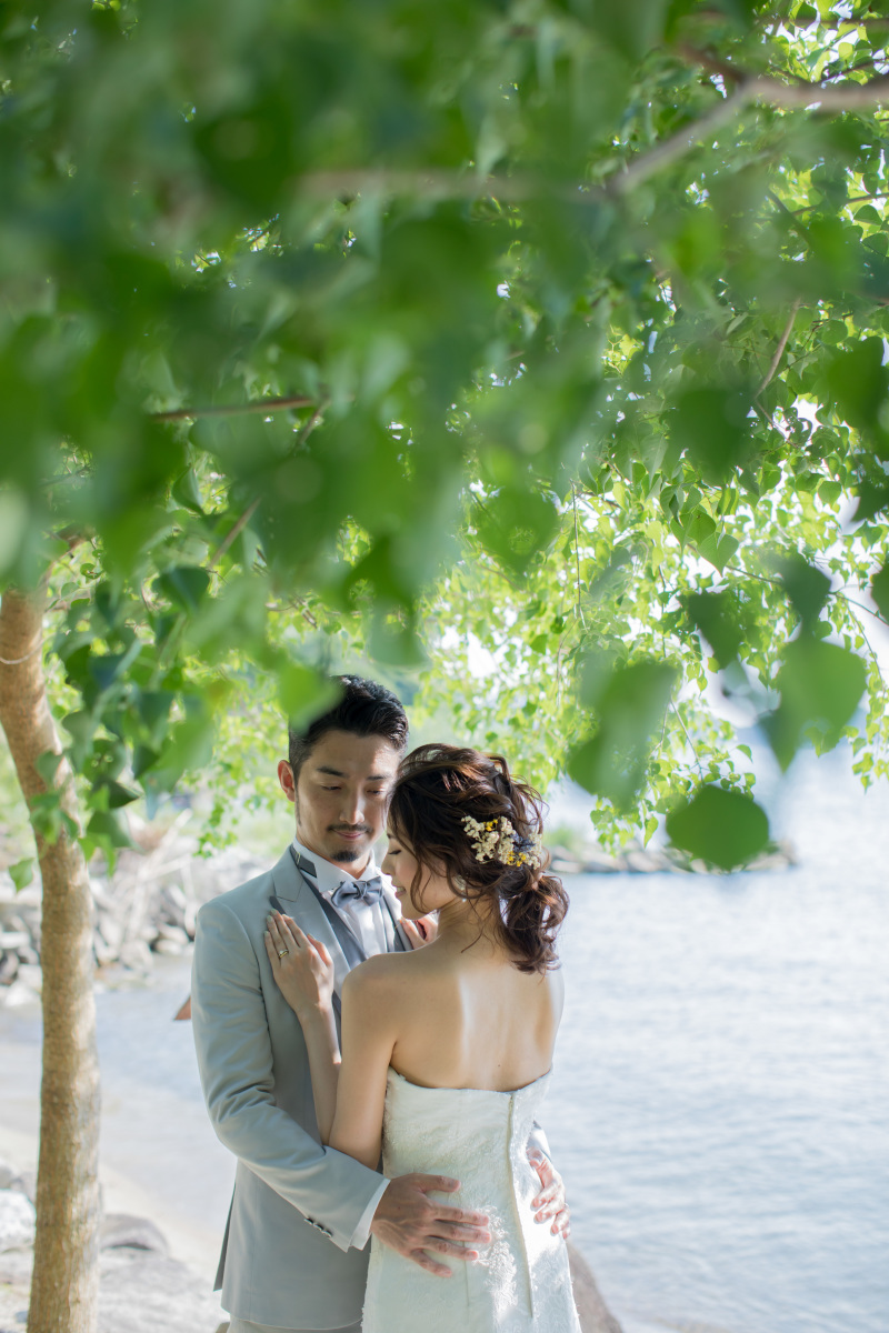 湖岸でナチュラルな雰囲気で☆