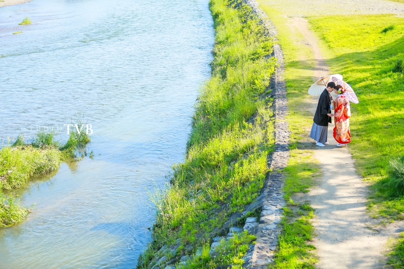 思い出の鴨川を…。