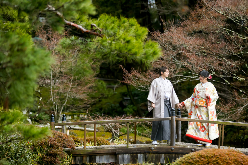 お次は自然を感じる庭園へ