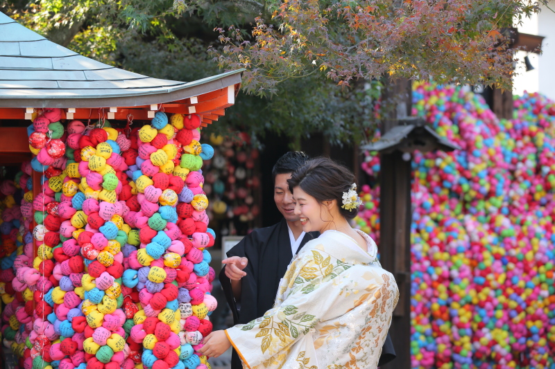 金剛寺にふたりの記念を