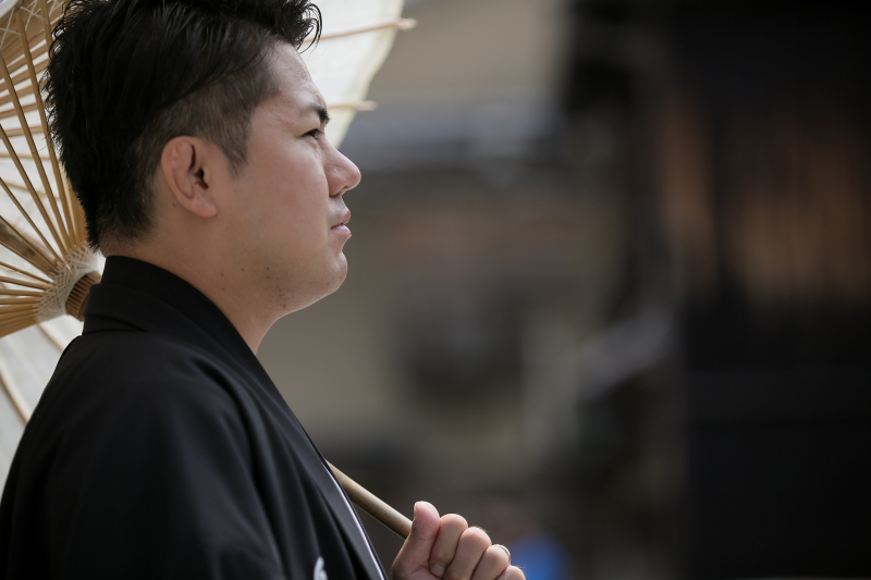 ご新郎様の横顔!!