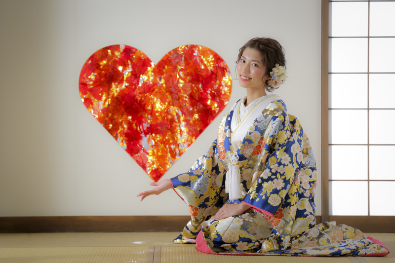 ハートを手のひらに☆