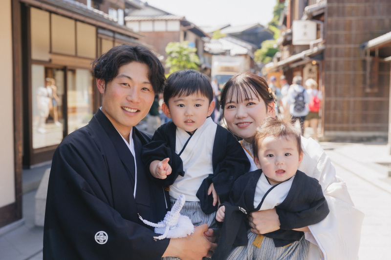 みんなで家族写真