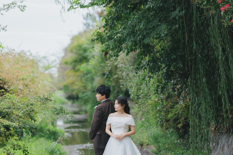 さらに移動し、緑豊かなロケーションでの撮影です。