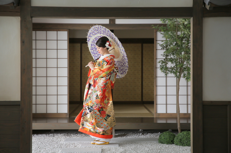 和装のソロショット
