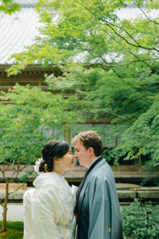 緑に囲まれた【圓光寺】で和装撮影♪