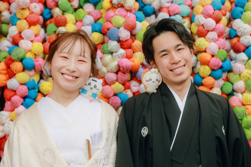 持ち込みアイテムでお二人らしく