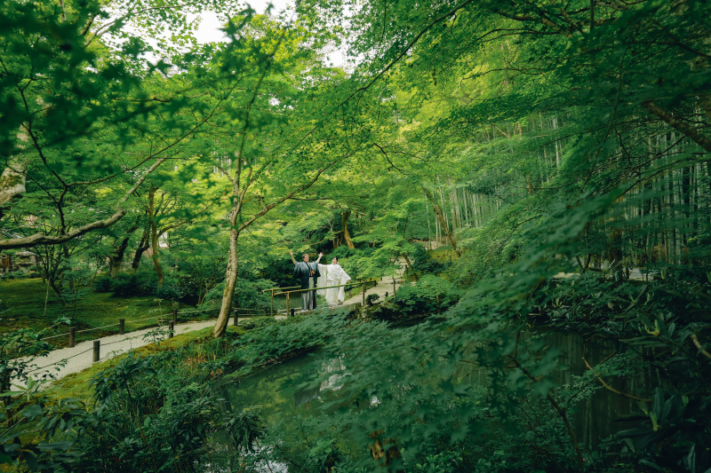 大自然と京都の和を感じる1枚♪