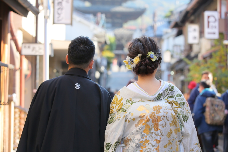 八坂の塔を目指し