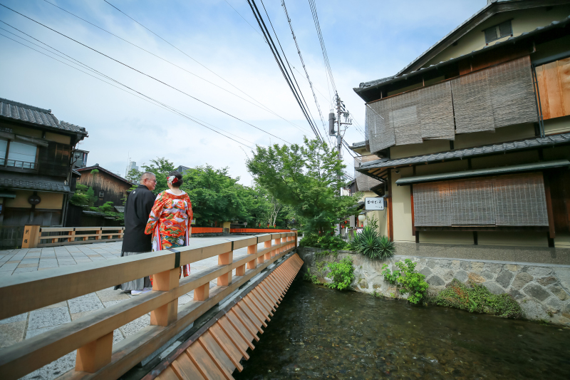 初夏らしい祇園の青空で。