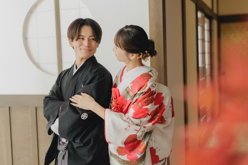 衣装を変えて和装撮影