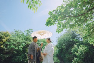 瑞々しい！八坂での新緑ロケーションフォト