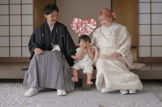 可愛い天使と一緒に♡笑顔溢れるフォトウエディング♪