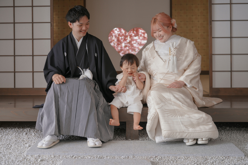 可愛い天使と一緒に♡笑顔溢れるフォトウエディング♪