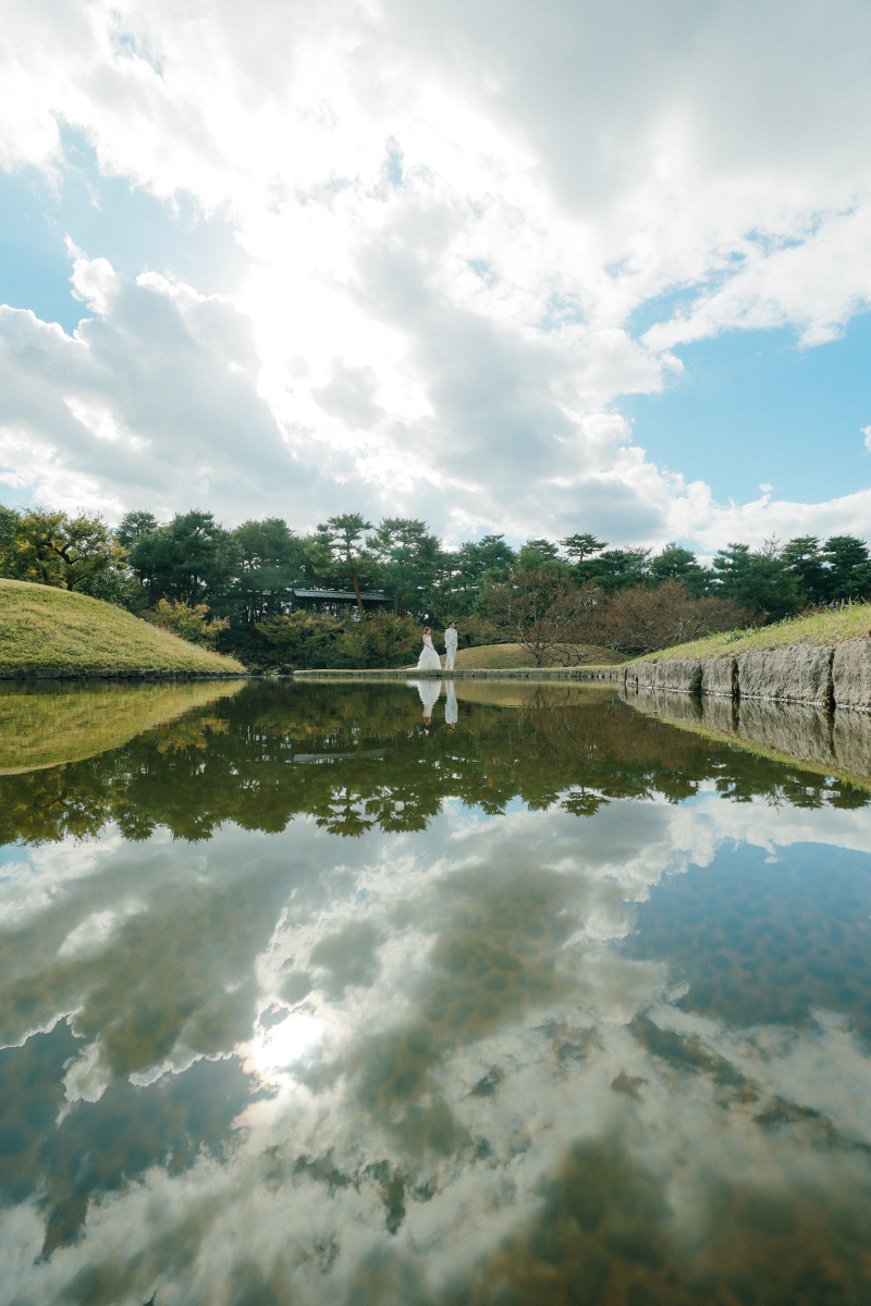 秋の「梅小路公園」でロケーション^^