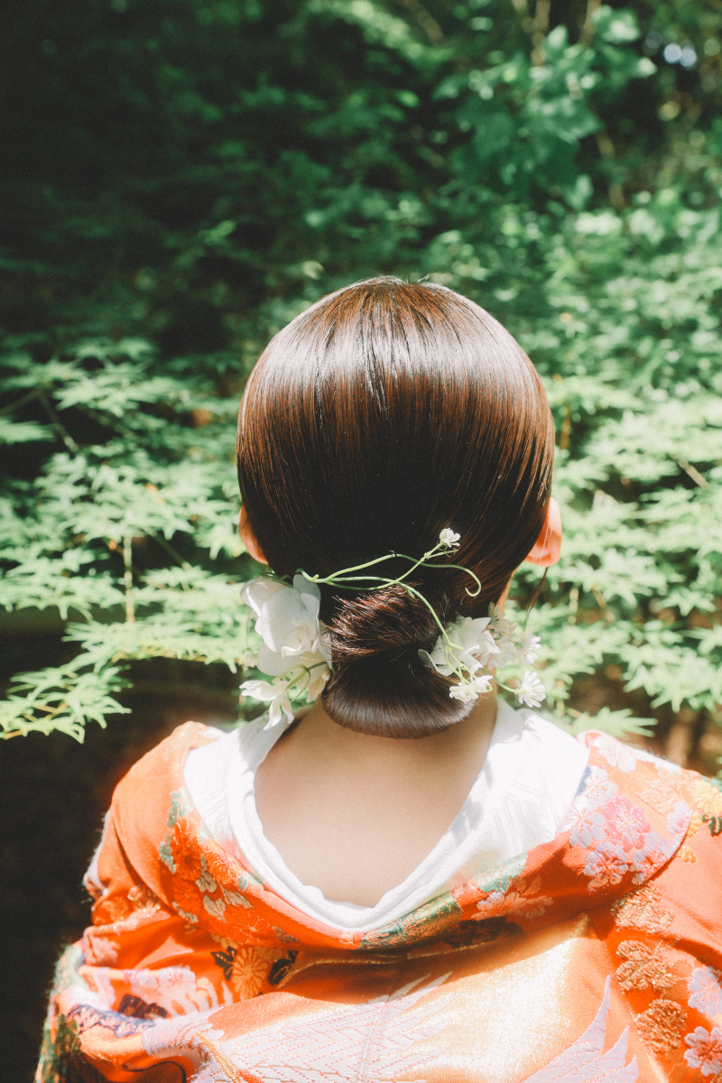 ご新婦様のヘアスタイル