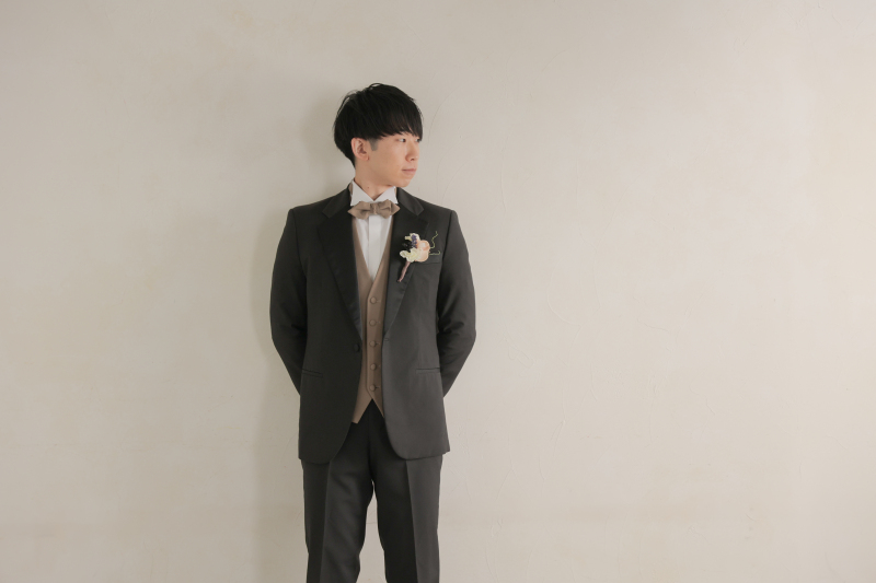 ご新郎様のソロショット