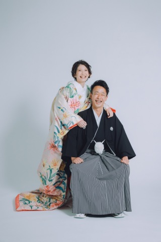 和装・洋装も！大切な二人のフォトウェディング！スタジオ撮影で楽しく！
