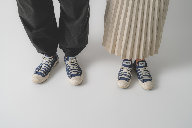 足元も実はお揃い