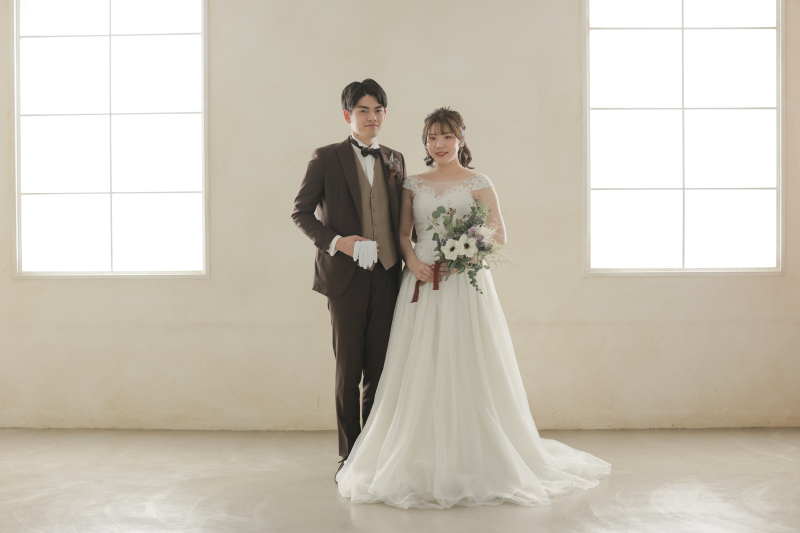 2着目は洋装でハウススタジオ撮影！