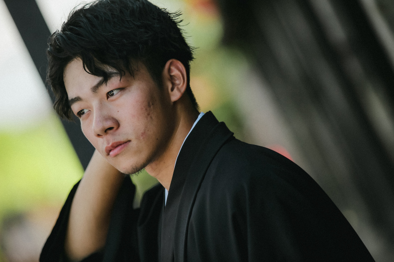 八坂でソロショット。