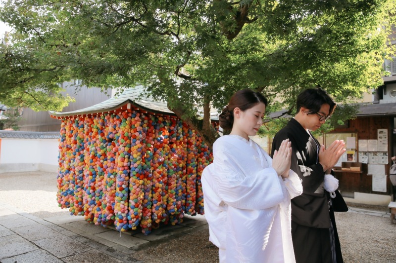 八坂庚申堂にて・・・