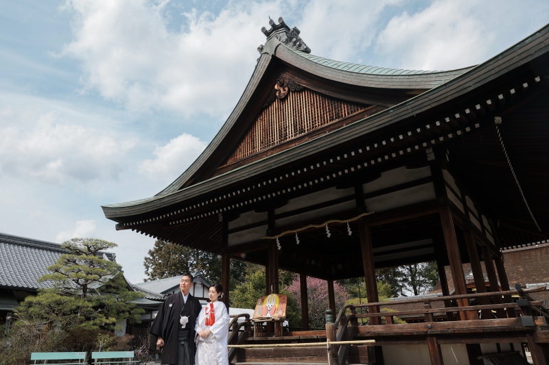 3月の梅宮大社での撮影